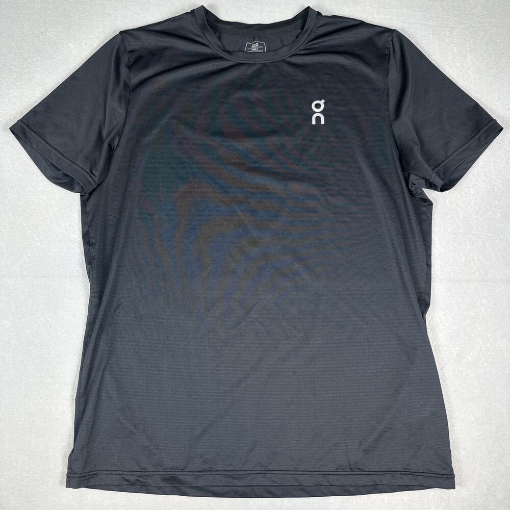 On Cloud Run On Clouds Core-T Mens Medium Black Short Sleeve